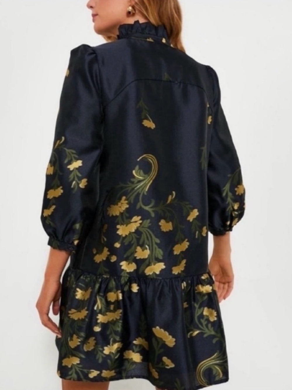 Tuckernuck Jasmine Vine Jacquard Palmerston Dress-NWT - Picture 3 of 16